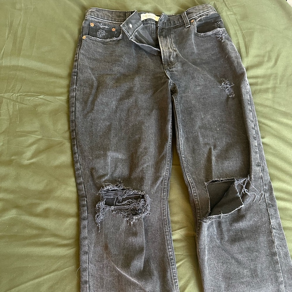 Abercrombie Ultra High Rise 90s Straight Jean